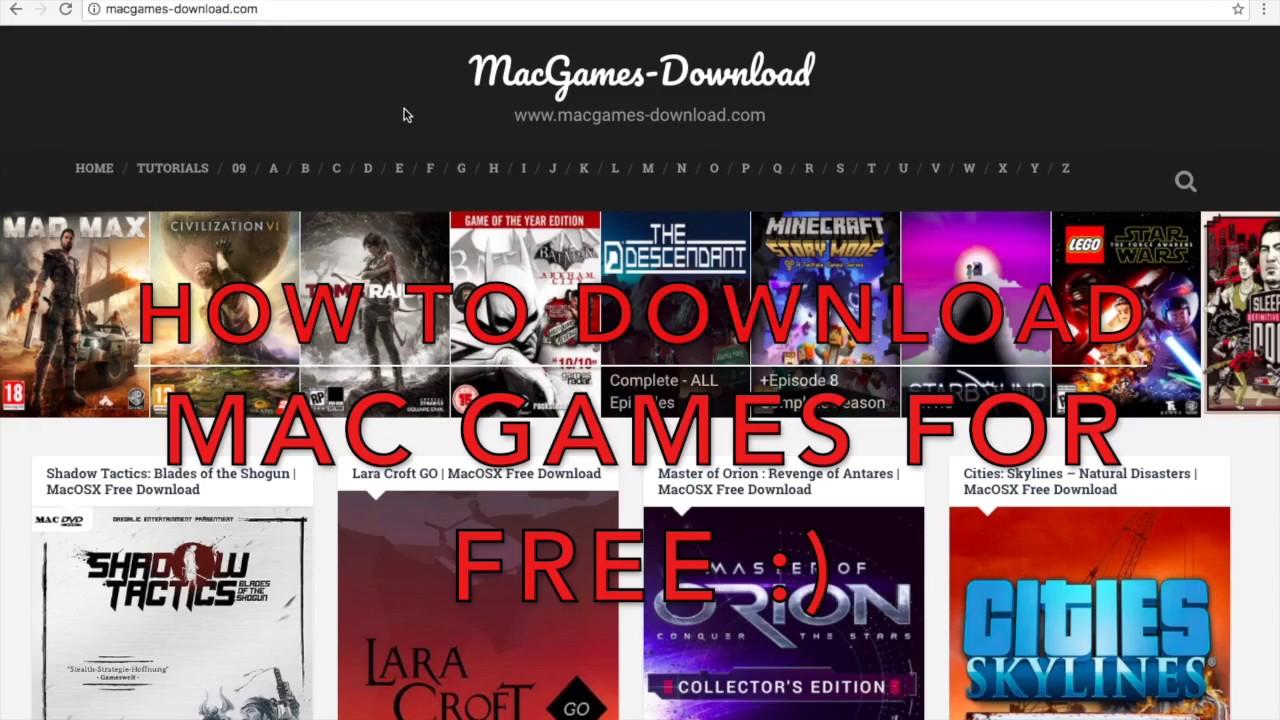 Free online games for mac