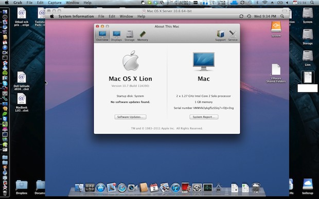 Mac os x lion vmware files exe download version